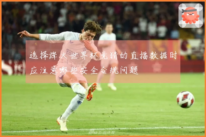 选择烽火世界杯竞猜的直播数据时应注意哪些安全合规问题