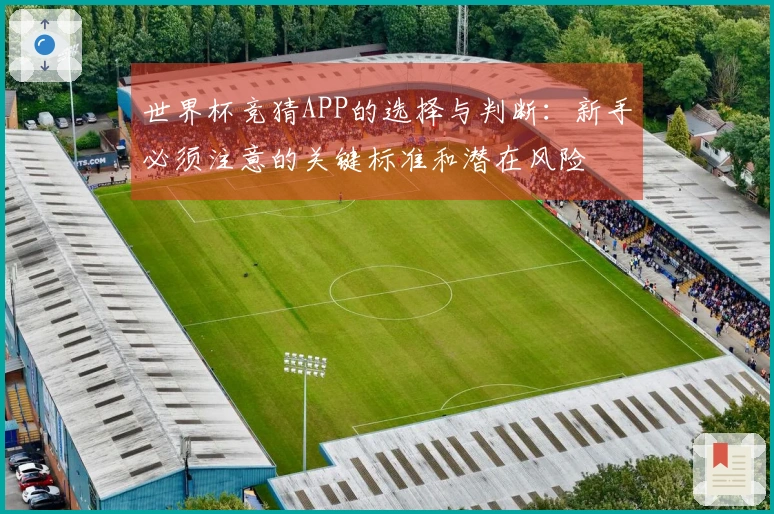 世界杯竞猜APP的选择与判断：新手必须注意的关键标准和潜在风险