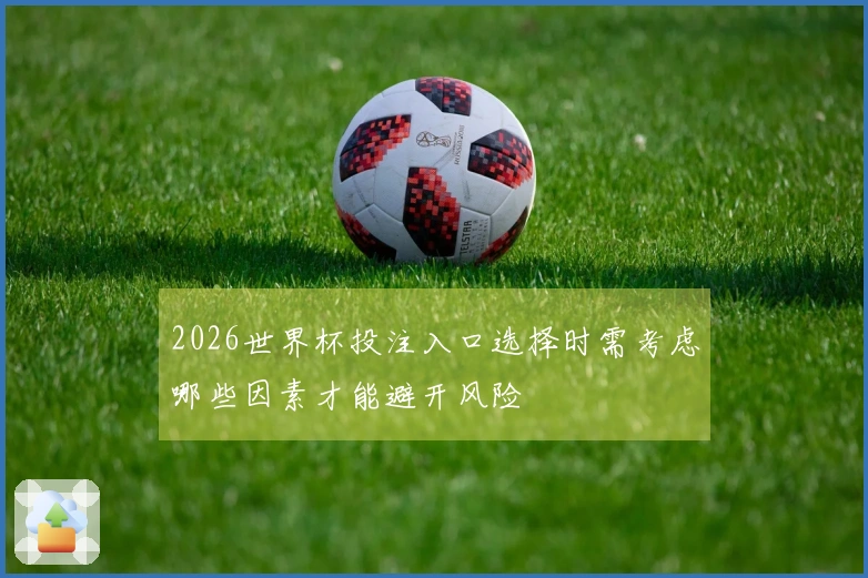 2026世界杯投注入口选择时需考虑哪些因素才能避开风险
